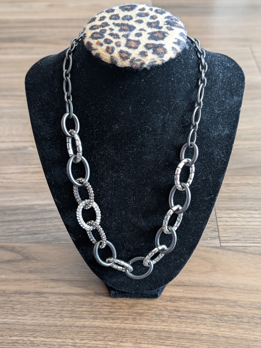 BRIGHTON Pebble Pave Large Link Necklace